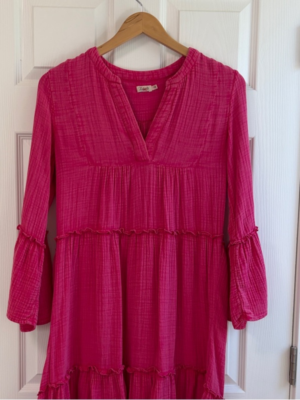 Faherty Dream Cotton Gauze Vida Midi Dress - Picture 2 of 10